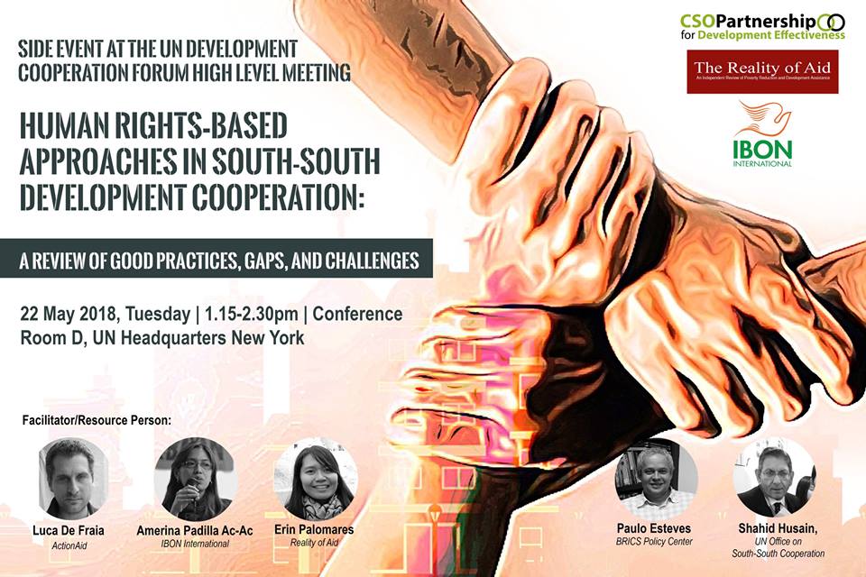 You are currently viewing Side Event @ UN DCF: Human Rights-based Approaches in South-South Development Co-operation